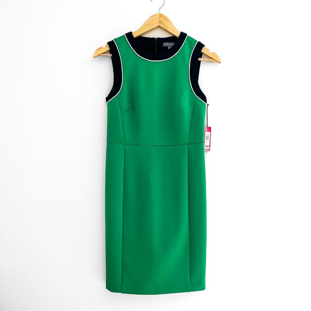 NWT Vince Camuto Mini Shift Dress - Lush Green - Size 0